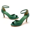 Frauen Sandalen Plus Größe 36-43 Schuhe für Frauen Sommer Elegante 7 cm High Heel Peep Toe