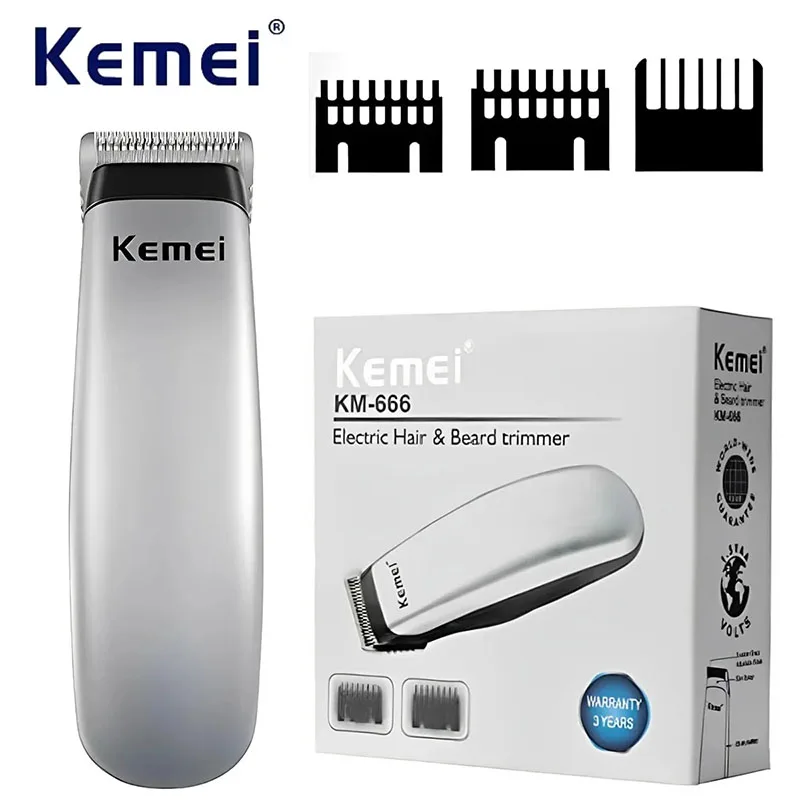Kemei KM-666 Mini Elektrische Haarschneidemaschine Herren Haarschneidemaschine Professionelle Haarschneidemaschine Bart Friseur Haarrasierer Image