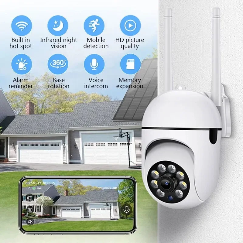 HD 720P 2,4G WIFI Mini Kamera Smart Home Sicherheit Drahtlose Videoüberwachung IP Kamera 355 ° Manuelle Videoaufzeichnung mit Rotation Image