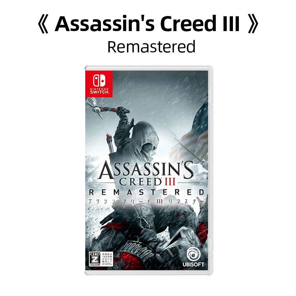 Nintendo Switch - Assassin s Creed III Remastered - 100% Original Games Cartridge Physical Card for Nintendo Switch OLED