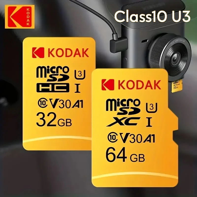 KODAK Speicherkarte Fahren Recorder 32G 64GB 128GB 256GB Micro SD Karte Für Handy PC Kopfhörer Lautsprecher HD Kamera Spiel Schalter Image