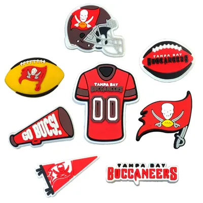8PCS Football Team Shoe Charms Accessories Sports Shoes Decorations Charms For Boys Girls Women Wen Party Birthday Gifts