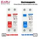 2P 10/30/100/300mA Type A / AC RCCB RCD ELCB Residual Current Circuit Breaker Short Current Leakage Protection 32A 40A 50A 63A