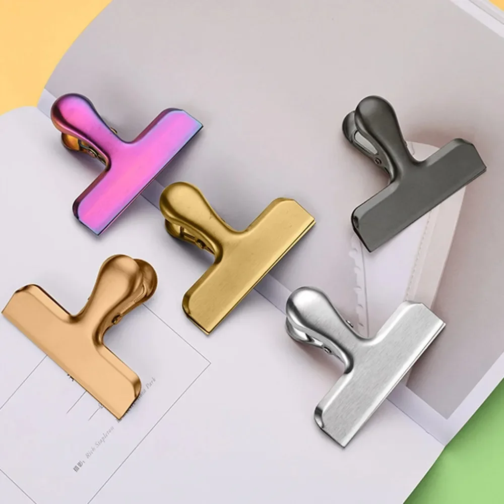 Edelstahl Chip Tasche Clips Edelstahl Home Küche Lebensmittel Snack Clip Feuchtigkeit-beweis Haushalt Küche Gadgets Artikel