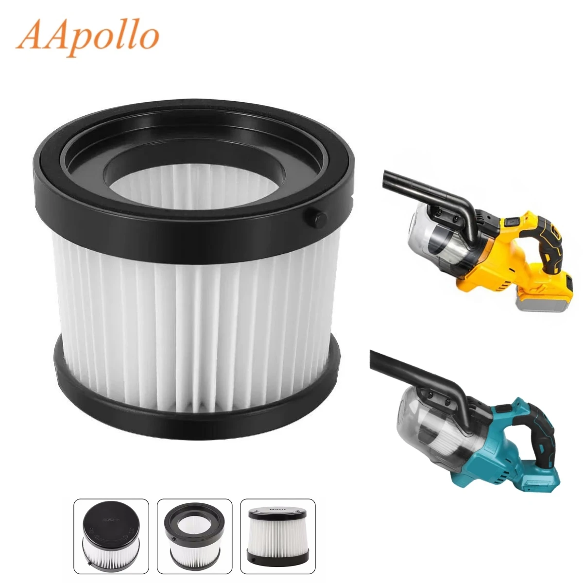 1/2 pezzi filtri originali per DEWALT DCV501HB aspirapolvere portatile senza fili filtri di ricambio per aspirapolvere Makita