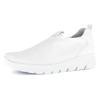 Slip-On Sneaker GABOR, Damen, Gr. 42, weiß, Textil, Kalbsleder, unifarben, sportlich, Schuhe, Slipper, Halbschuh mit Best Fitting für komfortable Passform