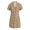 Minikleid ROXY "Happy Shiny", Damen, Gr. M, US-Größen, portobella tropical tile, 60% Baumwolle, 40% Viskose, Kleider
