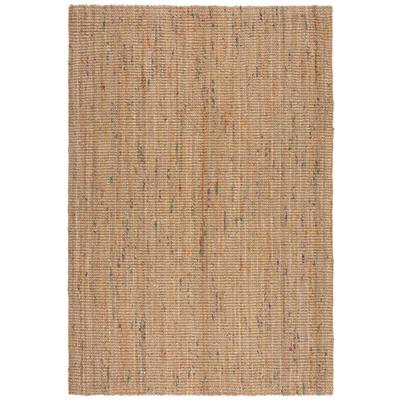 Teppich FLAIR RUGS "Jute Boucle", bunt, B:160cm H:7mm L:230cm, Jute, Teppiche, aus 100% Jute, mit Fransen, aus Naturfasern Image