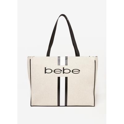 Bebe Paisley Canvas Tote