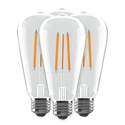 Feit Electric 77027 - 60W ST19 SW DLED-4 Edison Style Antique Filament LED Light Bulb