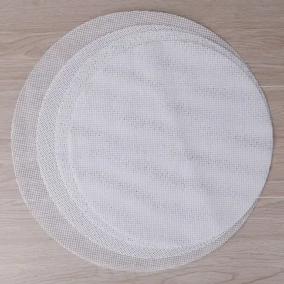 Non-Stick Round Steamer Mesh Pad Durable Thickened Reusable Silicone Dehydrator Sheets Kitchen