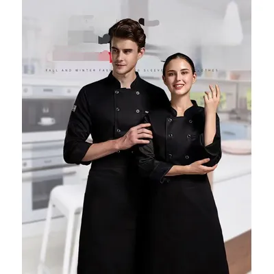 Room Hot Pot Kitchen Clothing Grand Hotel Chef Uniforms for Men and Women Thickened Breathable