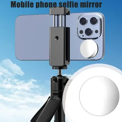 For HEPAIL Mobile Phone VIOG Selfie Small Mirror For Photography Live Broadcast Rear Mini Portable Photo Reference Round Mirror