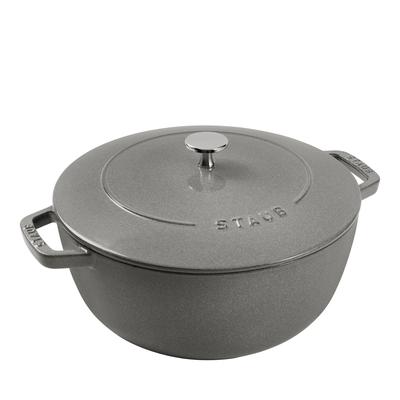 Staub Enameled Cast Iron 5 Qt. Essential French Oven - Graphite Grey