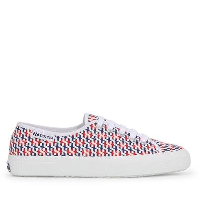 Superga 3750 S Print Leggera - White red navy