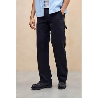 Dickies Black Canvas Carpenter Trousers - Black 32 at Urban Outfitters