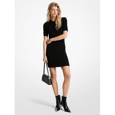 Michael Kors Wool Sweaterdress Black XXS