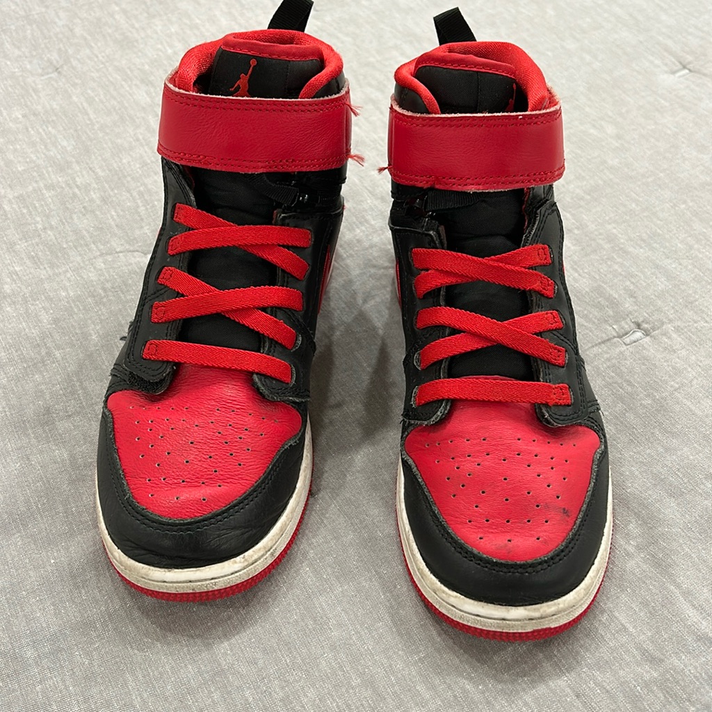Nike Shoes | Boys Nike Air Jordan’s | Color: Black/Red | Size: 6b