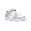 Sneaker DC SHOES "Manteca 4 V Sn", Kinder, Gr. 6,5(38), grau (weiß, grau), 100% Synthetik, Schuhe