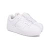 Sneaker DC SHOES "Manteca 4 Platform", Gr. 9,5(41), weiß (weiß, weiß), Obermaterial: Leder (Kuh) / Futter: Textil / Außensohle: Gummi, Schuhe