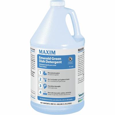 Midlab Liquid Dish Detergent,, 128 fl oz (4 quart), Herbal Bouquet Scent, Pleasant Scent, 4/Carton (MLB22080041)