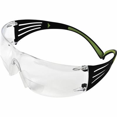 3M SecureFit Protective Eyewear, Polycarbonate, Plastic, Nose Bridge, Comfortable, Anti-fog, Impact Resistant, Frameless, Anti-scratch, Rubber Tipped