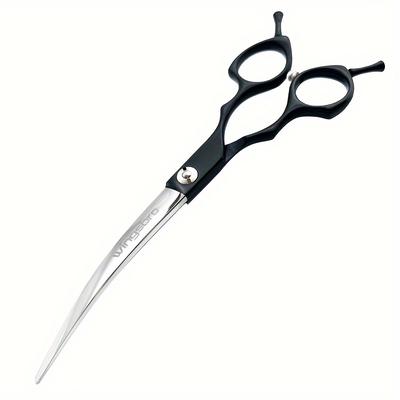 TEMU Professional Stainless Steel Dog Grooming Scissors - Sharp And Durable Blades For Pet Hair Trimming And Styling Image