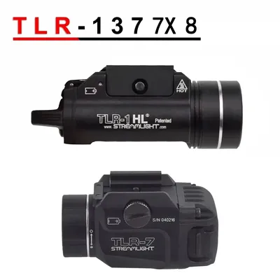 TLR-1 HL TLR1 TLR-7 TLR7 TLR 7X TLR8 Pistol Scout Weapons Light LED Strobe Flashlight for Airsoft Glock 17 Taurus Fit 20mm Rail
