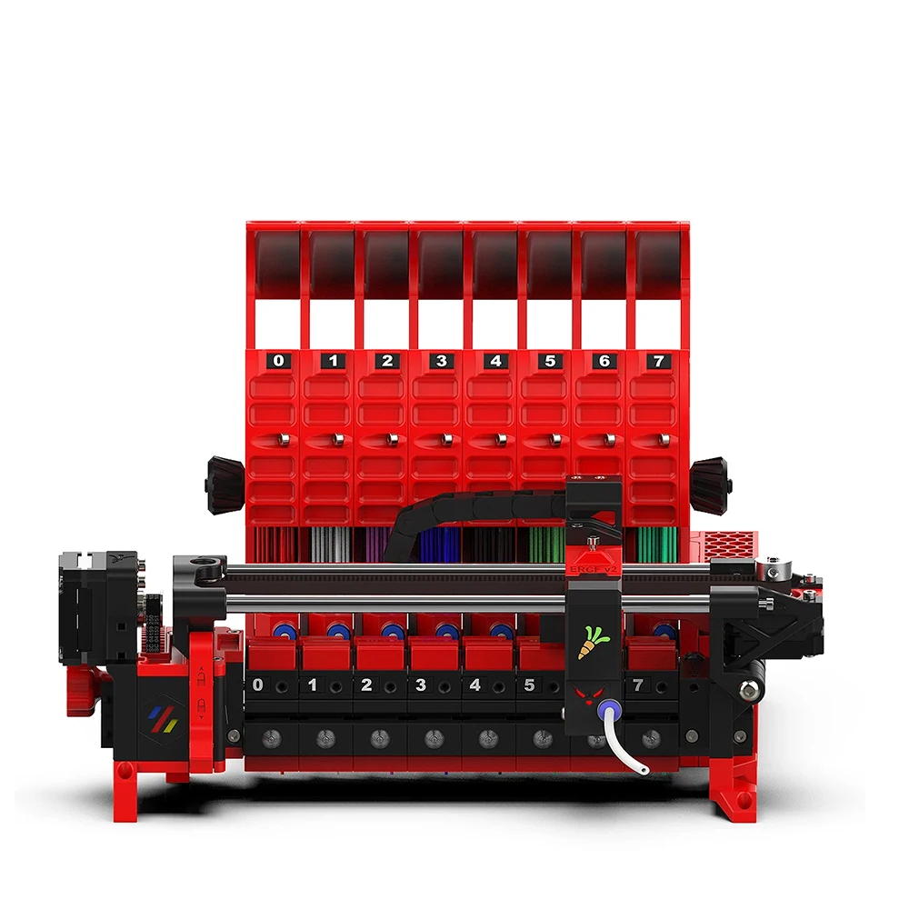 Baiozraw voron 2.4/trident ercf v2 8-Farben-Kaninchen 2,0 wütend Kaninchen voll mmu für 3D-Drucker Image