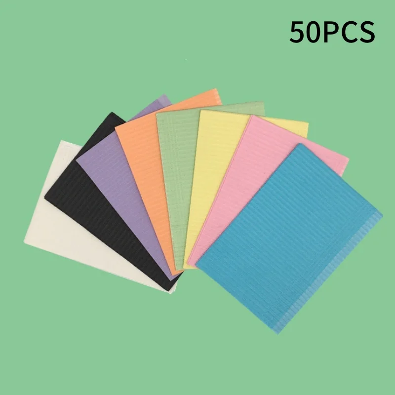 Nail Art Tattoo Table Covers Clean Pad, Disposable Dental Bibs Sheets Cloths, Underpad Hygiene Personal Tattoo Bib Waterproof Image