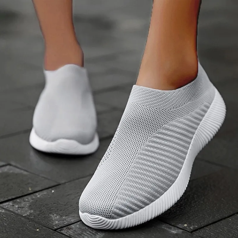 Frauen Turnschuhe Mode Im Freien Frau Schuhe Zu Fuß Sneaker Frauen Slip Auf Socke Schuhe Plattform frauen Sneaker Zapatos De Mujer