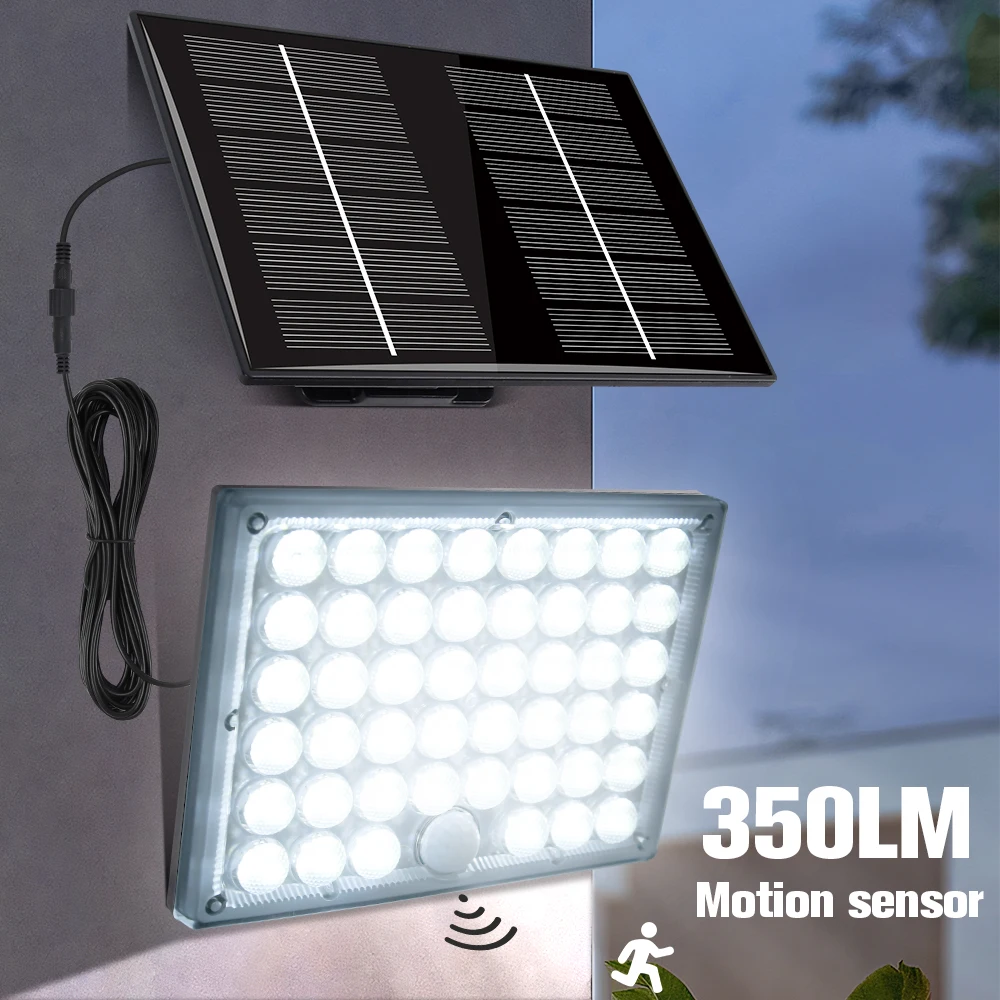 Superhelle 184-LED-Solarleuchte für den Außenbereich, Bewegungsmelder, Solar-Wandleuchte, IP65, wasserdicht, 3 Arbeitsmodi, Solar-Flutlicht