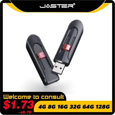 Sonderangebot 128 GB 64 GB 32 GB 16 GB 8 GB 4 GB USB-Flash-Laufwerke mit hoher Kapazität 2.0 Schwarz Image