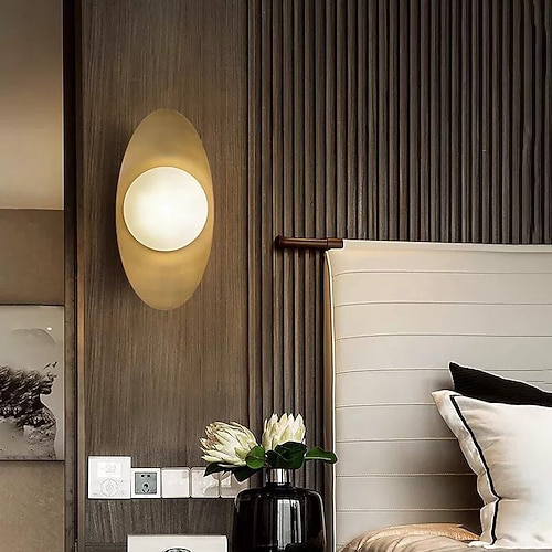 Wandleuchten postmoderne minimalistische Gang-Nachtlicht Persönlichkeit kreative Wohnzimmer-Wandleuchte Schlafzimmer Nachttisch dekorative Wandlampe Leselampe Arbeitszimmer Showroom amerikanische Image