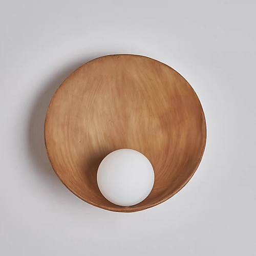 Wandleuchten Harz-Wandleuchten LED 9,1-Zoll-Glas-Wandleuchte Innenkorridor Gangtreppen Beleuchtungskörper für Wohnzimmer Schlafzimmer Höhle Kunstdesign Wandleuchten 110-240 V 5 W Image