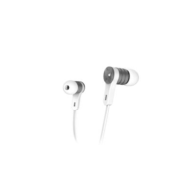 Hama Intense Kopfhörer Kabelgebunden im Ohr Anrufe/Musik Silber, Weiß Image