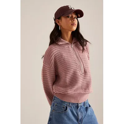Varley Tara Half Zip Knitted Jumper