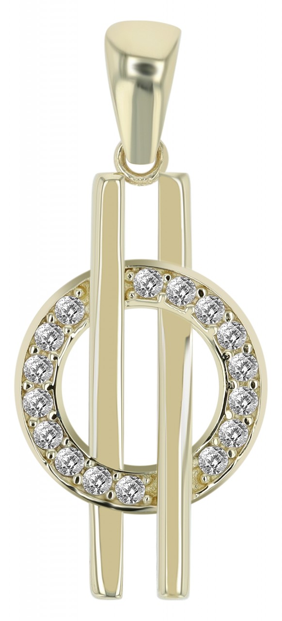 Kettenanhänger ADELIA´S "moderner Schmuck Anhänger aus 333 Gold", gold, Schmuckanhänger, Damen, Gelbgold 333 Gold, Gelbgold 333, Gold, Kettenanhänger