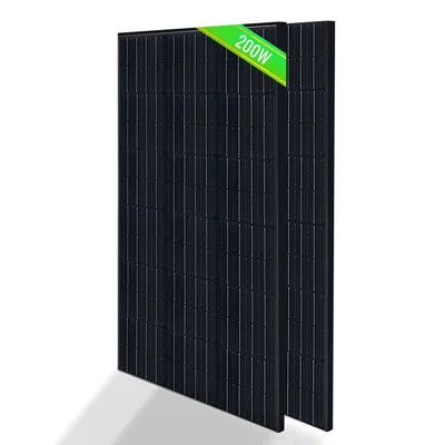BOGUANG 400W Solarmodule / 200W Solarmodul für 12V oder 24V Batterie Auto/Boot Home Farm Power Kleine Pumpe Bewässerung Power Outdoor Light Charging PET Photovoltaic Solar Energy Module Solarpanel