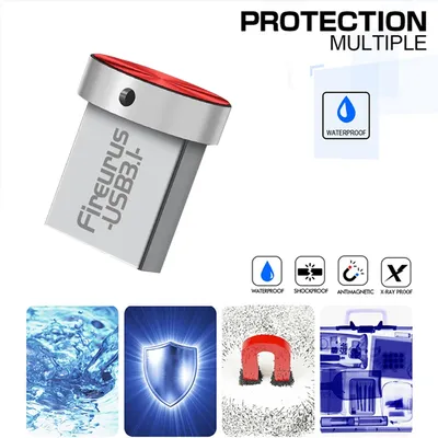 Metall-USB-Stick 8 GB 16 GB 32 GB 64 GB 128 GB Pen Drive Memory Stick USB 3.1 Pendrive Kreative Geschenke U-Disk Image