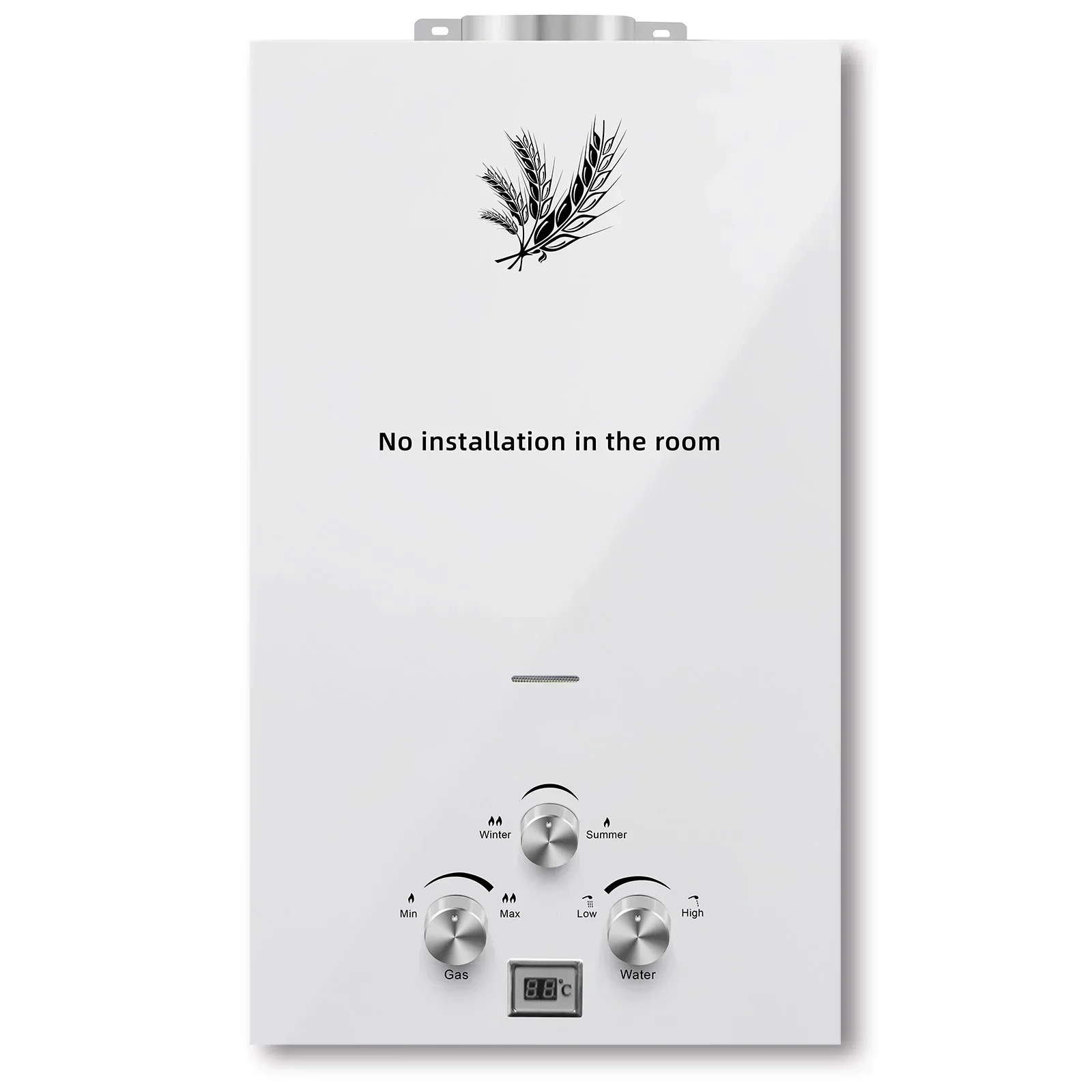 VEVOR Flüssiggas-Warmwasserbereiter 6L 8L 10L 12L 16L 18L Flüssiggas Propan Butan Weißwarmwasserbereiter Image