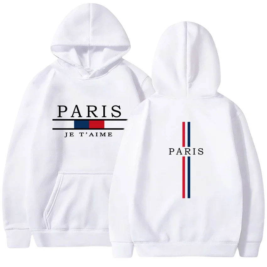Paris Gedruckt Herren Hoodies Heiße Verkäufe Sweatshirt Casual Jogging Streetwear Herren Kleidung Täglichen Trainingsanzug Gym Sport Pullover