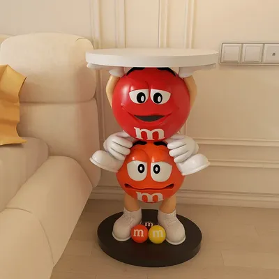 New Creative Cartoon Beans Living Room Sofa Side Coffee Table Corner Table Bedside Table Floor Small Apartment