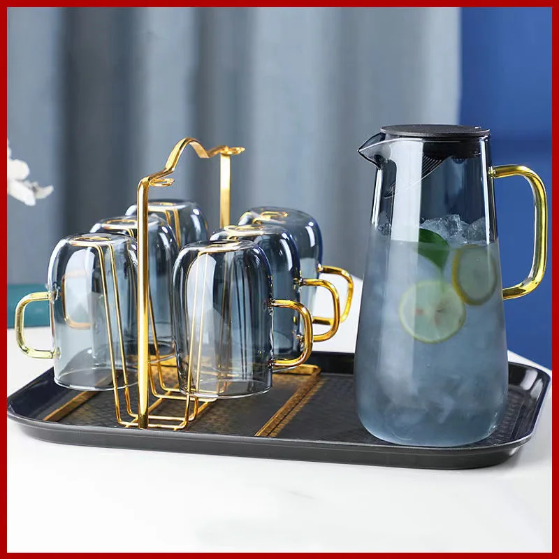 Thickened heat-resistant glass Teapot Large-capacity Household Kitchen，Scented Tea ， Milk Coffee Tea Pot Drinkware 350/1600ml
