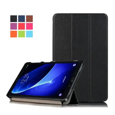 For Samsung Galaxy Tab A 10.1 SM-T580 SM-T585 Case Folding Stand Magnetic Tablet Cover for Samsung