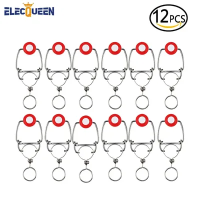 12PCS Ez Cap Flip Top Stopper Root Beer Bottles Replacement Swing Tops Homebrew Brewing Wine