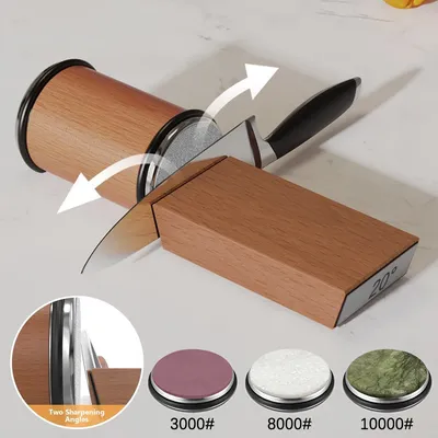 2025 Rolling Knife Sharpener Kit For Straight Edge Roller Knife Sharpening With Industry Diamonds