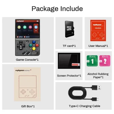 Miyoo Mini Plus V3 Retro Handheld Game Console 3.5Inch IPS HD Screen 3000mAh WiFi 20000Games Linux