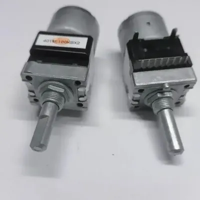 ALPS amplifier master volume motor potentiometer RK16812MG098 with tap B100K single row 8-pin