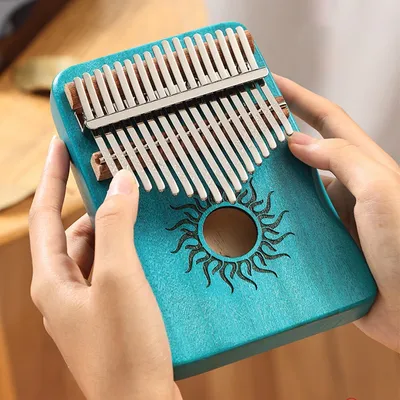 17 21 Keys Kalimba Finger Piano Kalimba Thumb Piano Keyboard Musical Instrument Mbira for Beginner Music Lover Gifts